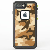 Coque iphone de Camo de désert (Dos)