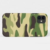coque iphone de camo de région boisée (Dos (Horizontal))