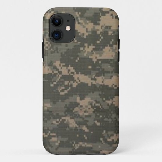 Coque iphone de camouflage d'ACU Digital Camo (Dos)