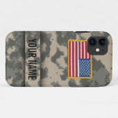 Coque iphone de camouflage de style d'armée de (Dos (Horizontal))