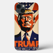 Coque iphone de campagne Trump Edition limitée (Verso)