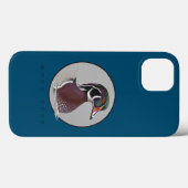 Coque iphone de canard à bois (Verso (horizontal))