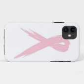 Coque iphone de cancer du sein (Dos (Horizontal))