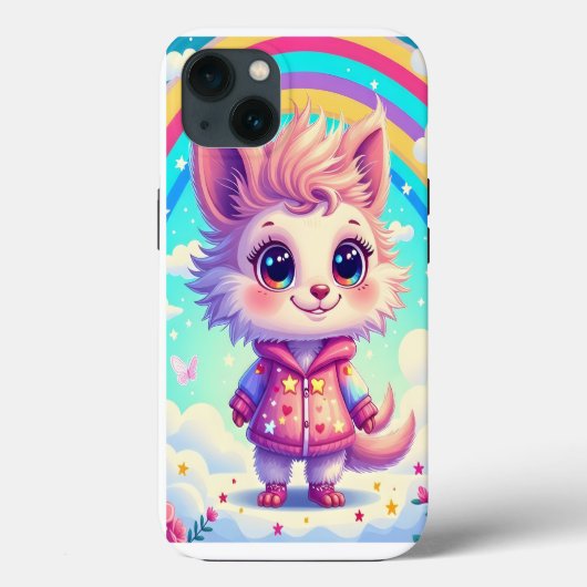 coque iphone de caractère mignon (Verso)