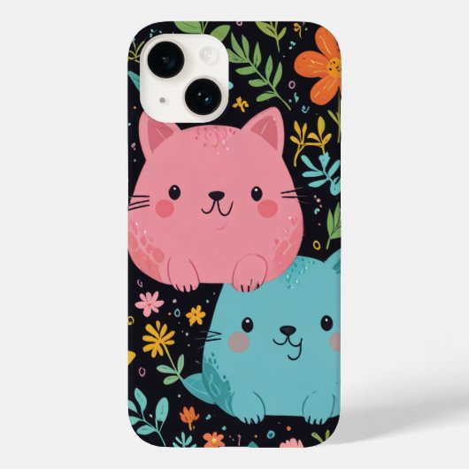 coque iphone de caractère mignon (Verso)