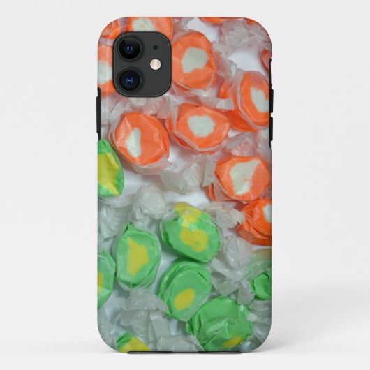 Coque iphone de caramel vert et orange (Dos)