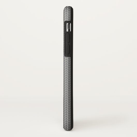 Coque iphone de cascade GRIS de Knit de Hearts❤ (Dos/Gauche)