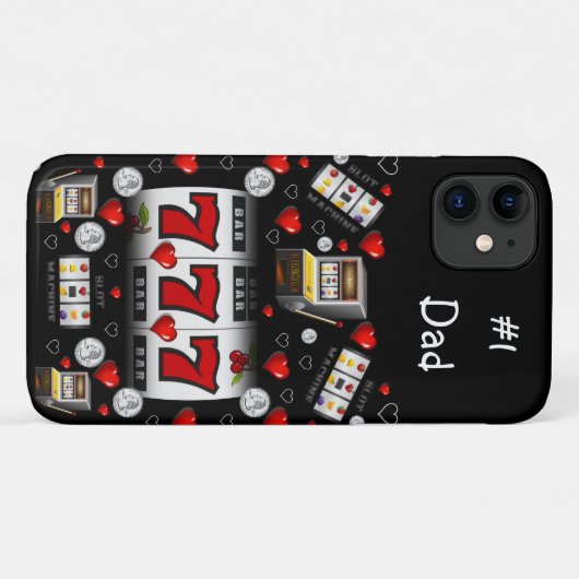 Coque iphone de casino (Dos (Horizontal))
