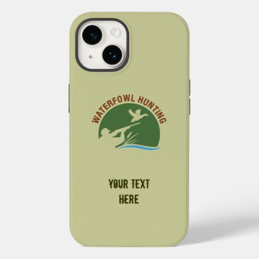 Coque iphone de chasse à la tordeuse (Verso)