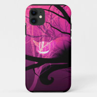 Coque iphone de chat de Cheshire - rose
