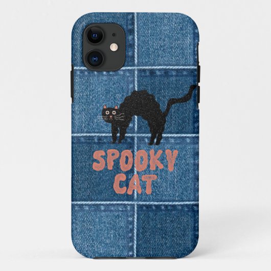 coque iphone de chat éffrayant (Dos)