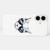 coque iphone de chat géométrique cool - Il y a à p (Verso (horizontal))