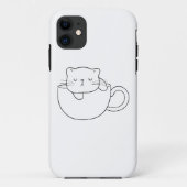 Coque iphone de chat mignon (Dos)