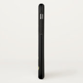 Coque iphone de chat noir Amoureux des chats Le Co (Dos/Gauche)