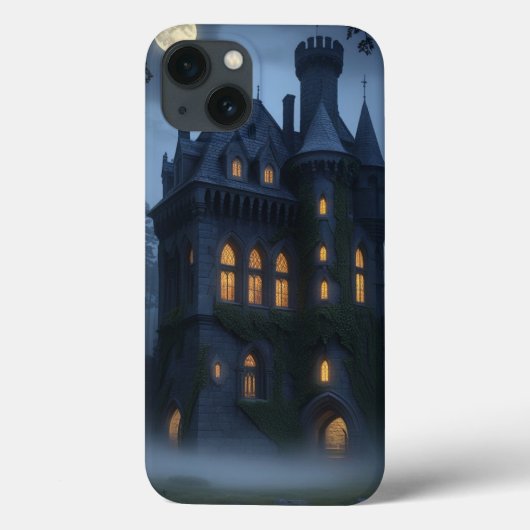 Coque iphone de château gothique - Imaginaire fonc (Verso)
