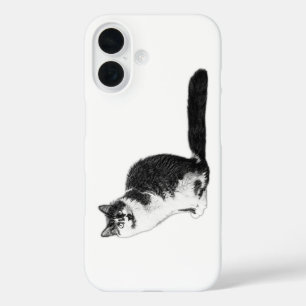 Coque iphone de chats modernes à long rayon