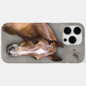 Coque iphone de cheval (Verso (horizontal))