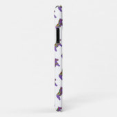 Coque iphone de Cheval Violet (Dos/Droite)