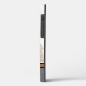 Coque iphone de chien dalmate en marbre/cuivre (Verso / Gauche)