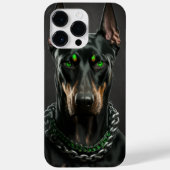 Coque iphone de chien - Dobermann (Verso)