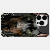 Coque iphone de chien - Dobermann (Verso (horizontal))