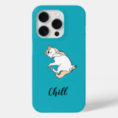 Coque iphone de chien froid (Verso)