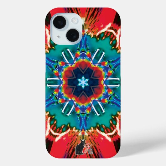 Coque iphone de Cinnamon Kaleidoscope (Verso)