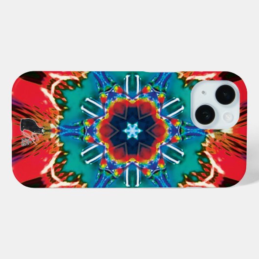 Coque iphone de Cinnamon Kaleidoscope (Verso (horizontal))