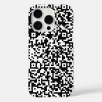 Coque iphone de code QR personnalisé