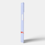 Coque iphone de coeur, Français, Bleu, Luxe, Amour (Verso / Droite)