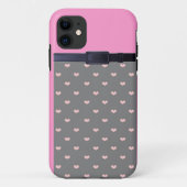 Coque iphone de coeur rose (Dos)