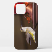 Coque iphone de colibri à gorge rubis (Verso)