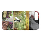 Coque iphone de collage d'images Mariage personnal (Dos (Horizontal))