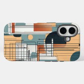 Coque iphone de composition géométrique (Verso (horizontal))
