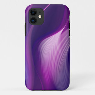 Coque iphone de conception abstraite violet