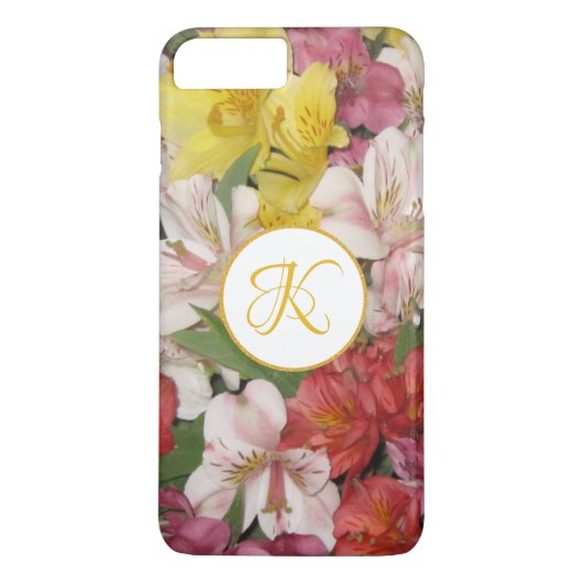 Coque iphone de conception de bouquet floral de (Dos)