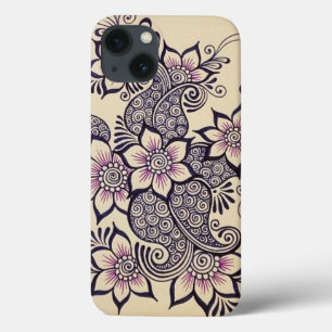 Coque iphone de conception de henné