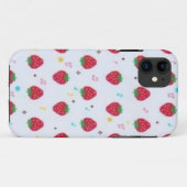 Coque iphone de conception de la nouveauté fraise (Dos (Horizontal))