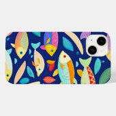 Coque iphone de conception du poisson (Verso (horizontal))