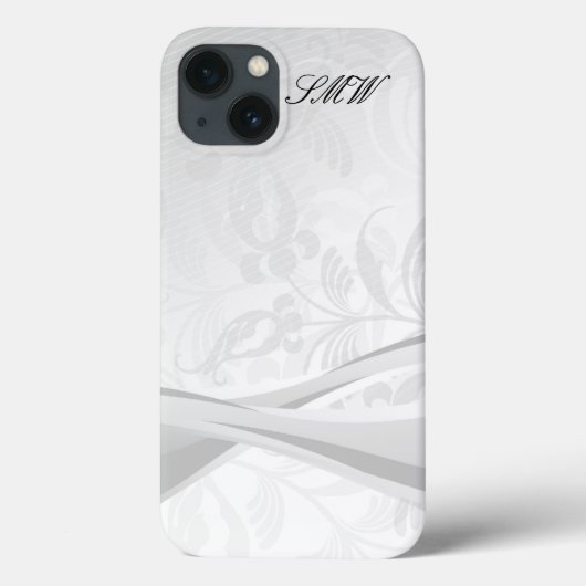 Coque iphone de conception monographique à floral  (Verso)