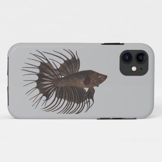 Coque iphone de Coque de poisson Betta-Mate (Dos (Horizontal))