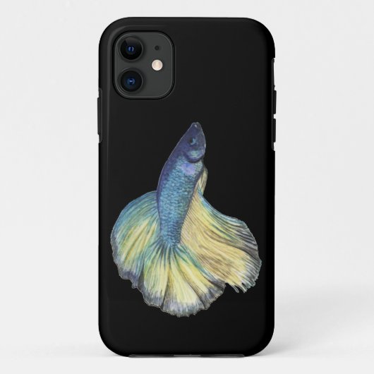 Coque iphone de Coque de poisson Betta-Mate (Dos)