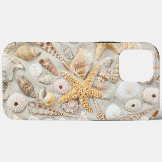 Coque iphone de coquillages (Verso (horizontal))