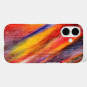 coque iphone de coucher de soleil Abstrait (Verso (horizontal))