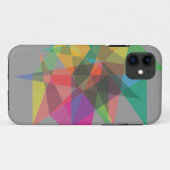 coque iphone de couleur posé par motif géométrique (Dos (Horizontal))