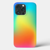 Coque iphone de couleur vive dégradé (Verso)