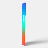 Coque iphone de couleur vive dégradé (Verso / Droite)