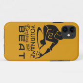 Coque iphone de coutume du DJ (Dos (Horizontal))