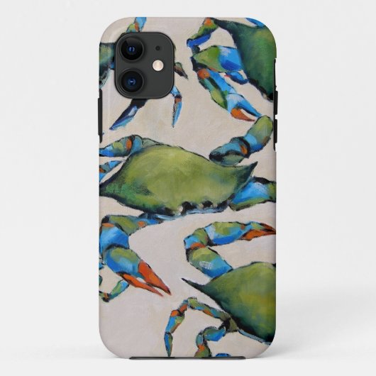 Coque iphone de crabe bleu (Dos)