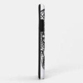 Coque iphone de crâne de sucre (Dos/Droite)